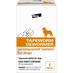 Tapeworm Dewormer Tablets for Dogs and Puppies